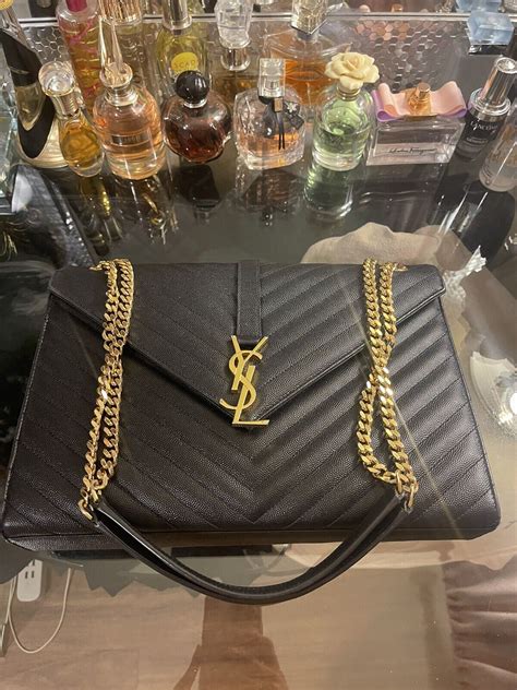 ysl large clutch|ysl envelope clutch.